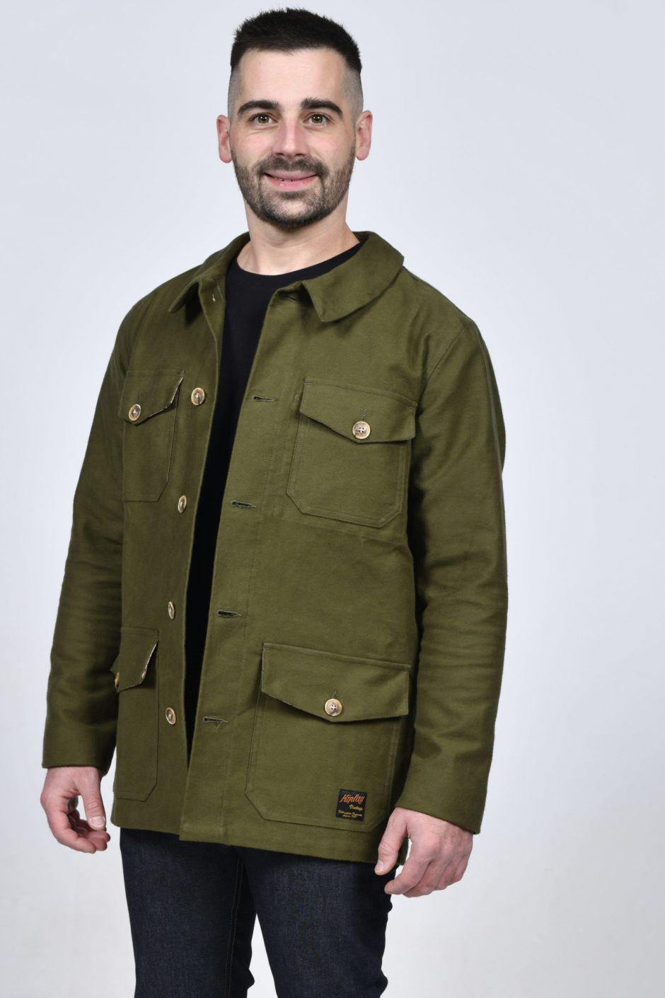 Image principale du produit Organic brushed moleskin hunting jacket