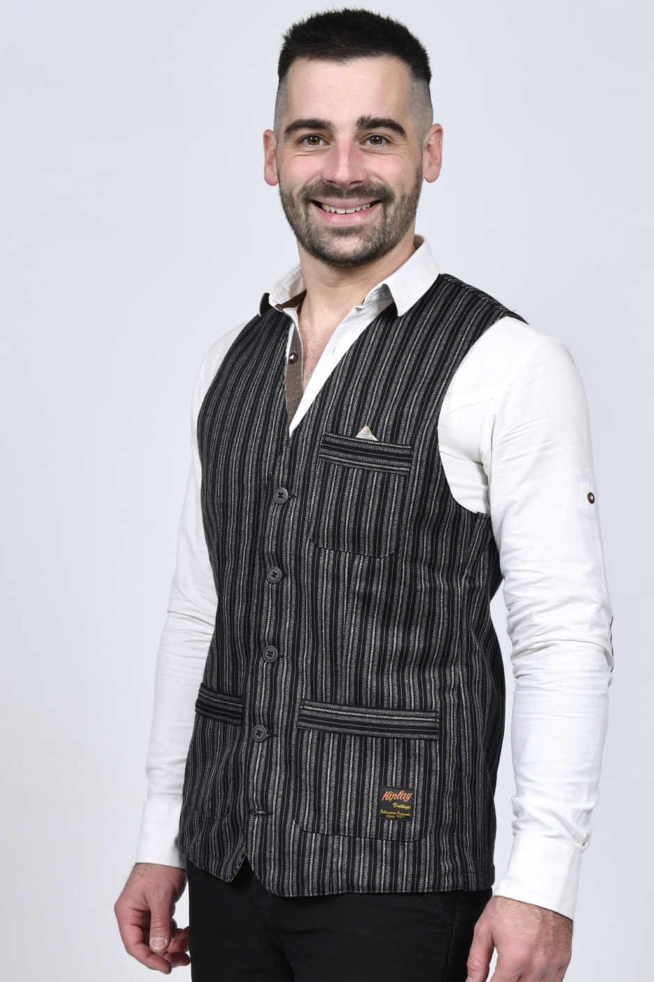 Image principale du produit Cotton drill waistcoat - Gaston